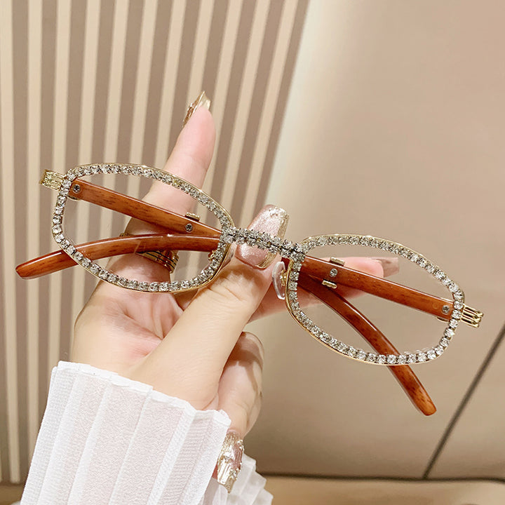 Dame solbrille i elegant glamor stil Skanto