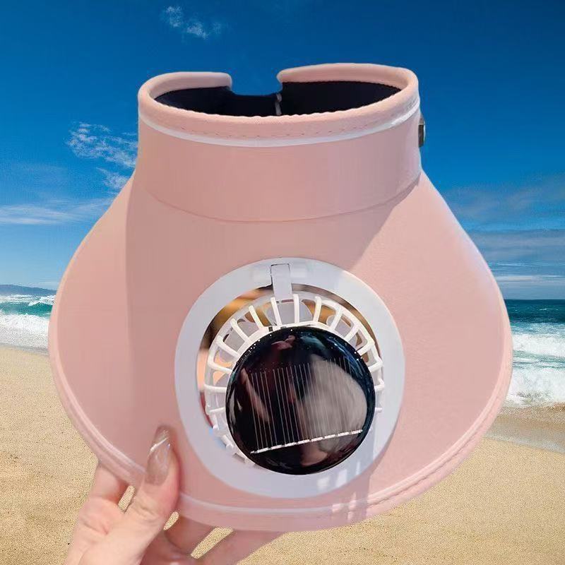 Sport Solskjerm med avtakbar frontvifte, justerbar hodebånd og reflekterende piping Skanto