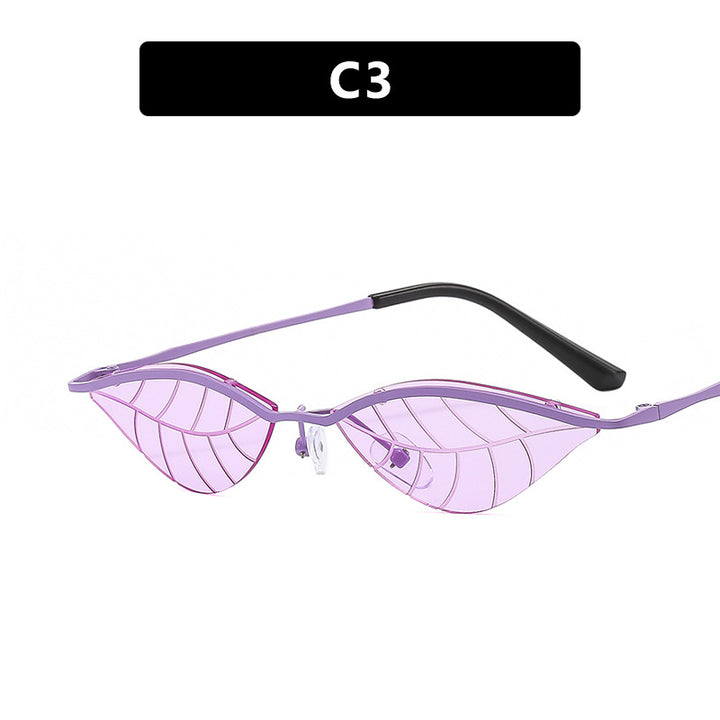 Dame Cat-Eye solbriller med innovativt bladdesign Skanto