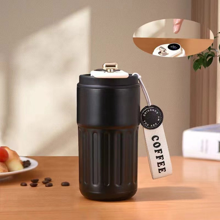 Unisex isolert kaffekopp med praktisk lokk Skanto