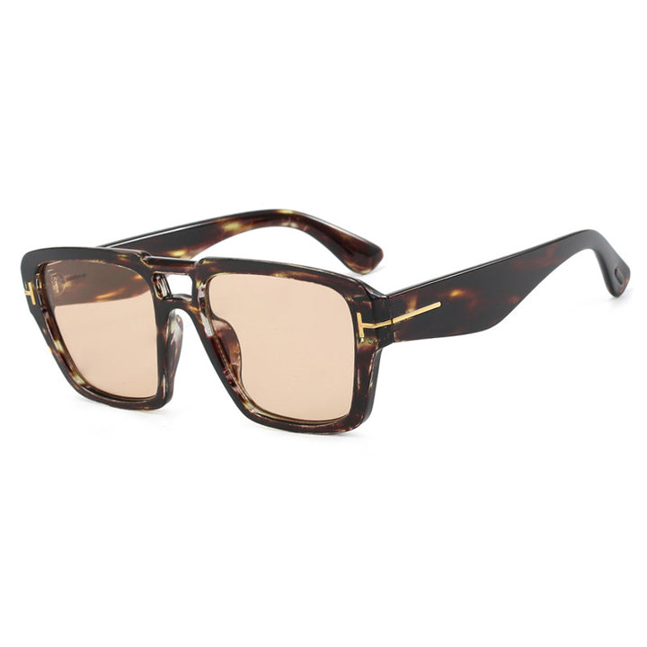 Damer moteriktig kvadratisk solbrille Skanto