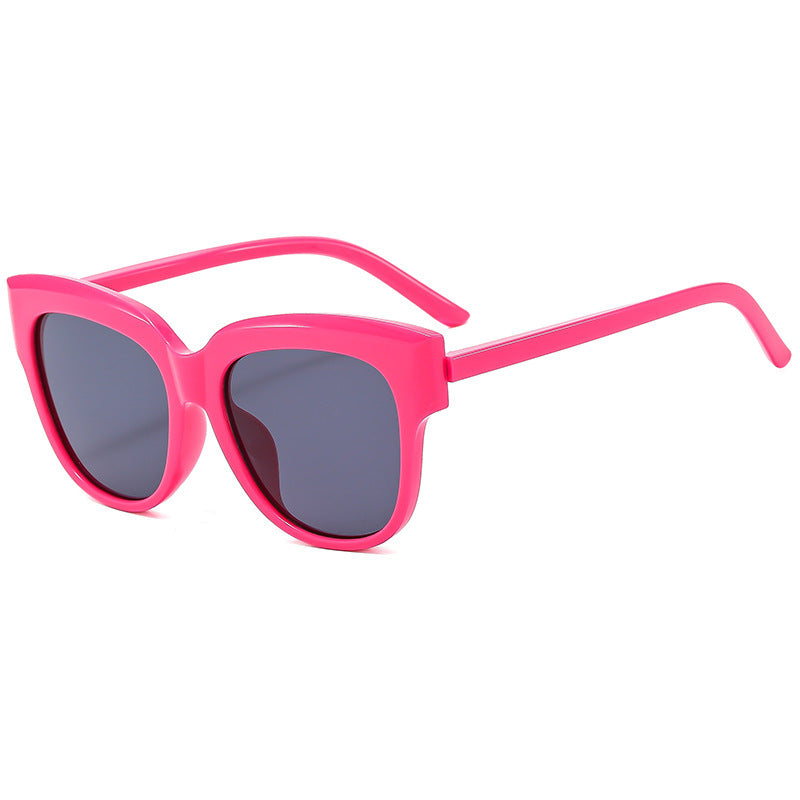 Damer Modische Cat-Eye Solbriller med trendy plastikkramme Skanto