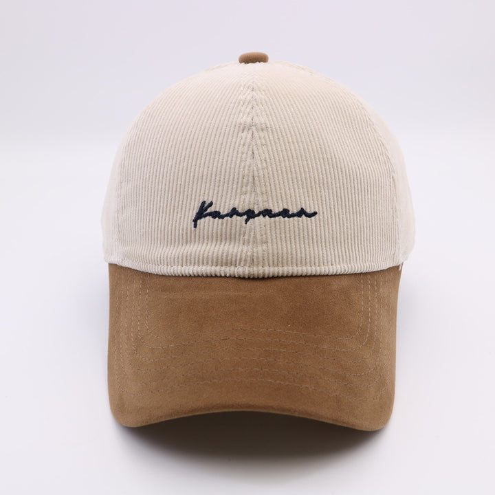 Unisex teksturert kordfløyels baseball caps Skanto