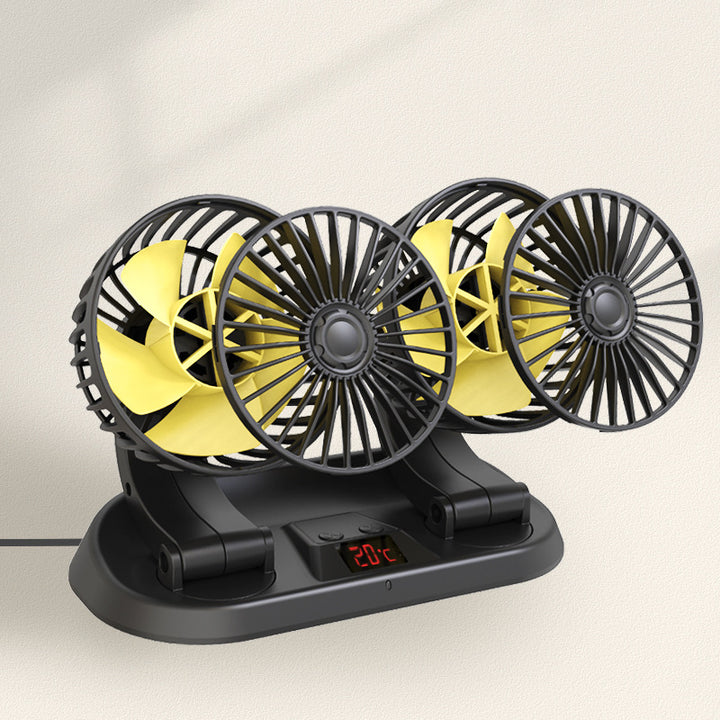 Herre Dual-vifte med hastighetsregulator Skanto