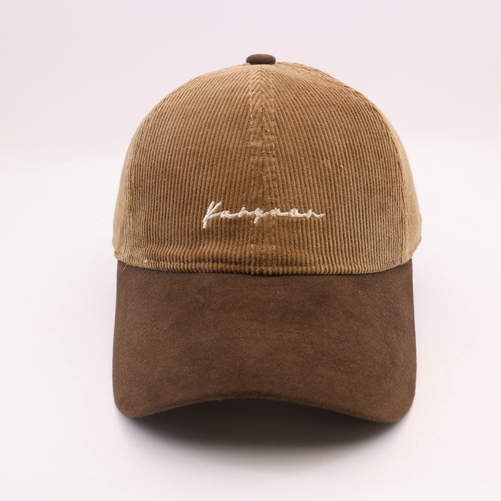 Unisex teksturert kordfløyels baseball caps Skanto