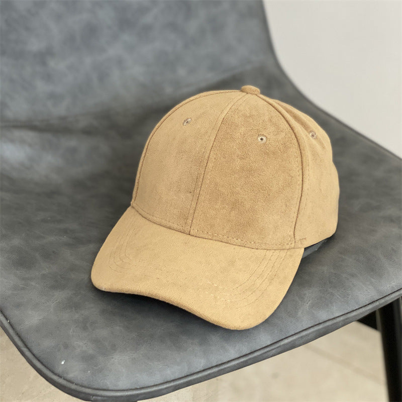Herre Suede Tekstur Klassisk Caps Skanto