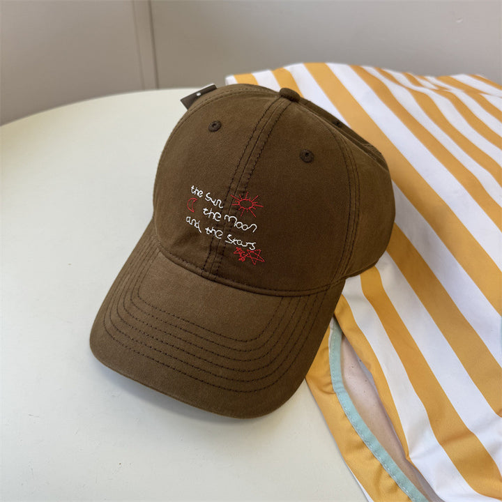 Kvinnens avslappede broderte pappa caps Skanto