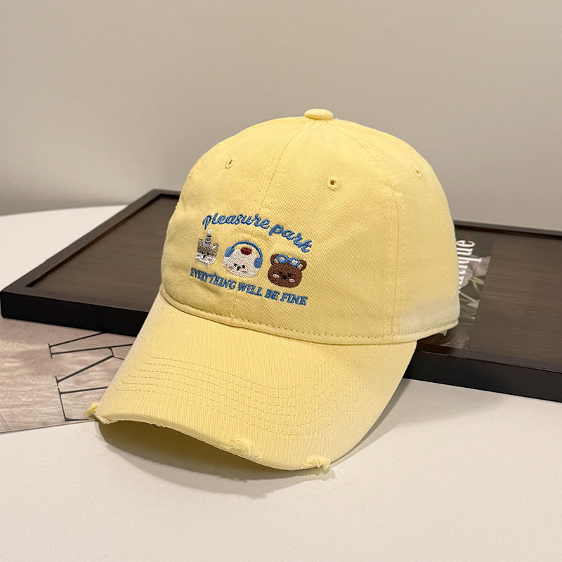Unisex Brodert Fritids Caps Skanto