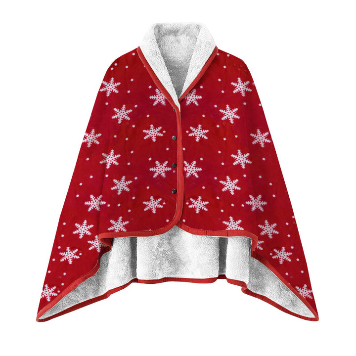 Dame Komfortabel Varmeholdende Poncho-Teppe Skanto