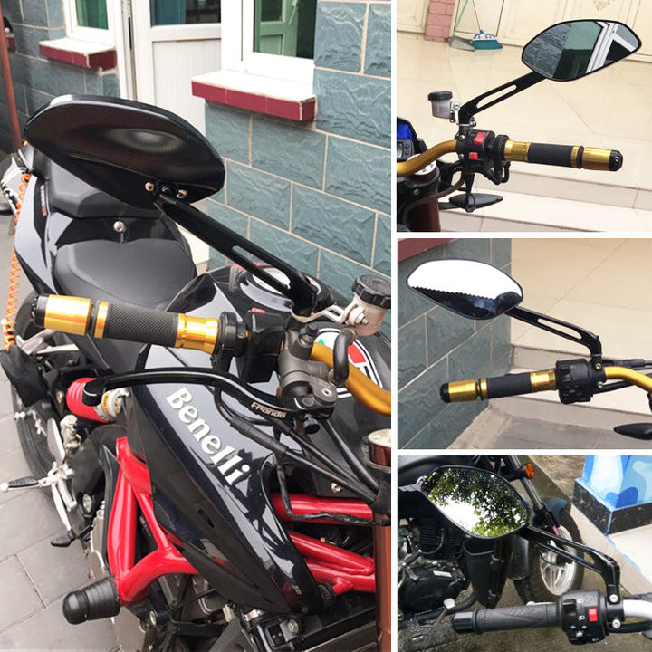 Høyoppløselige motorsykkelbakspiegel Skanto