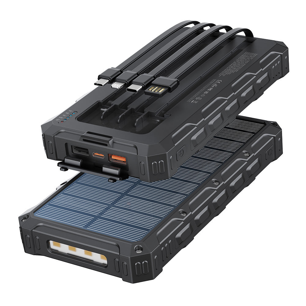 Solar Powerbank med hurtigladingsfunksjon Skanto