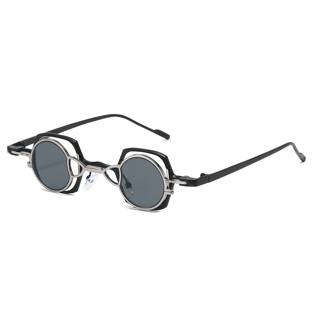 Dame moteriktig solbrille med unikt rammedesign Skanto