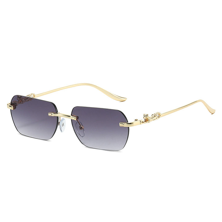 Damer elegant halvmellomrammebrille med dekorative detaljer Skanto