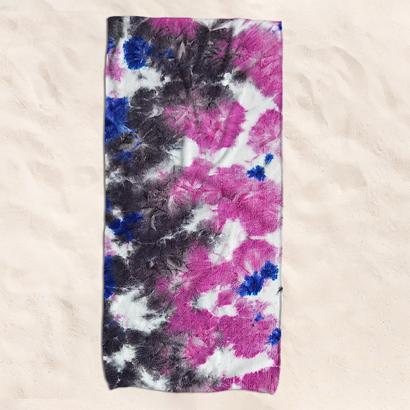 Strandhåndkle med unikt batikdesign Skanto