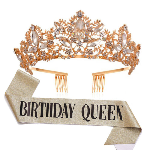Damer Glitrende Tiara med 