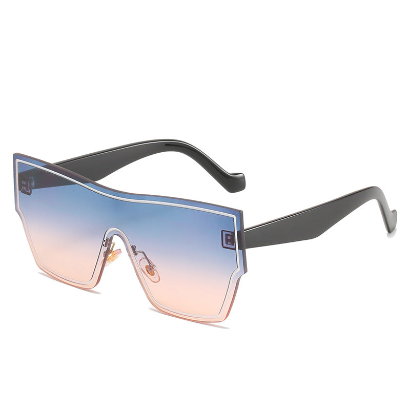 Dame futuristiske Oversized-Wraparound-solbriller Skanto