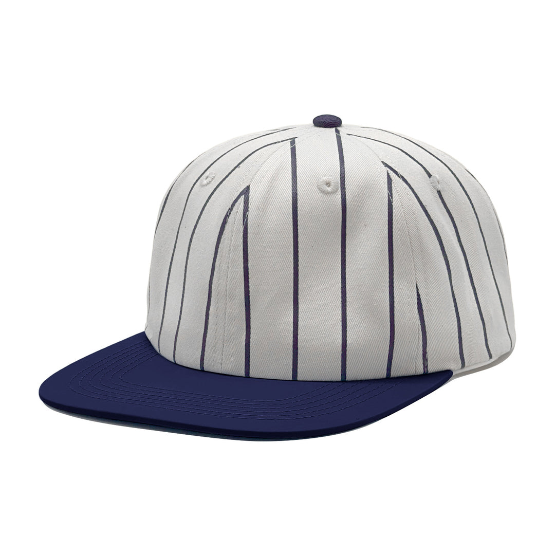 Dame moteriktig caps med stripe mønster Skanto