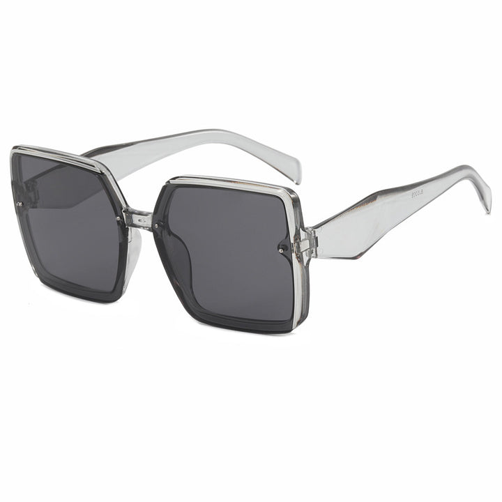Dame overdimensjonert kvadratisk solbrille Skanto