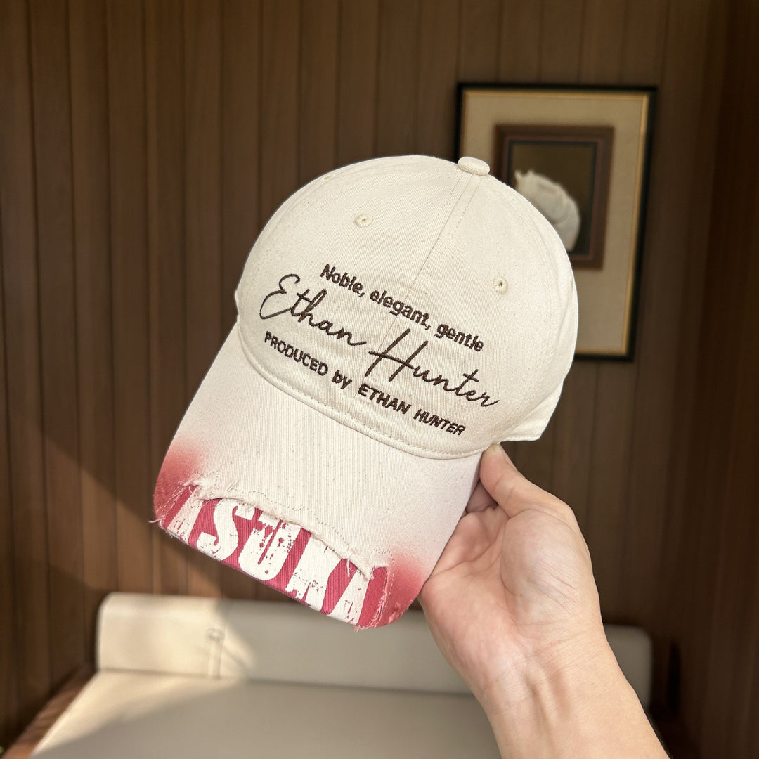 Herre Casual Vintage Brodert Caps Skanto