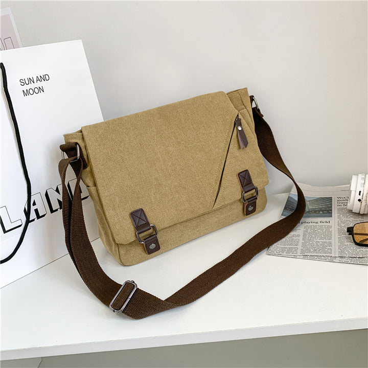 Multifunksjonell messenger bag med justerbar skulderrem Skanto
