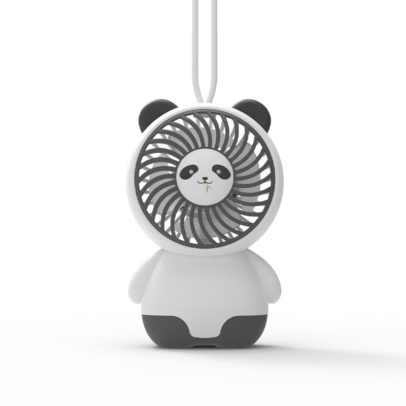 Kvinnenes bærbare handy mini vifte i kreativ kattedesign Skanto