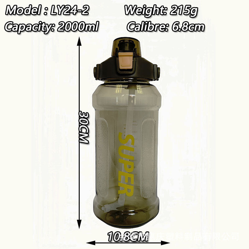 Dame praktisk drikkeflaske med stort volum og lekkasjesikkert lokk Skanto