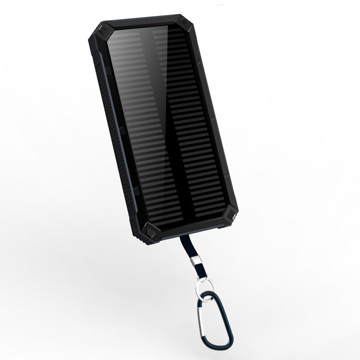Bærbar solenergi-powerbank med hurtigladingsfunksjon og trådløs ladetilpasning Skanto