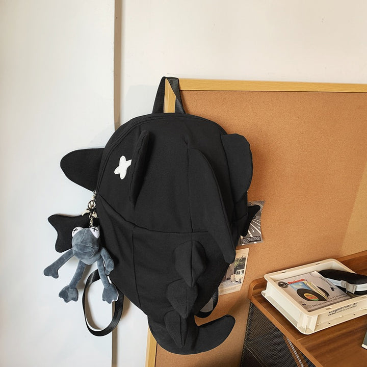 Søtt fiske-tegn design skole ryggsekk