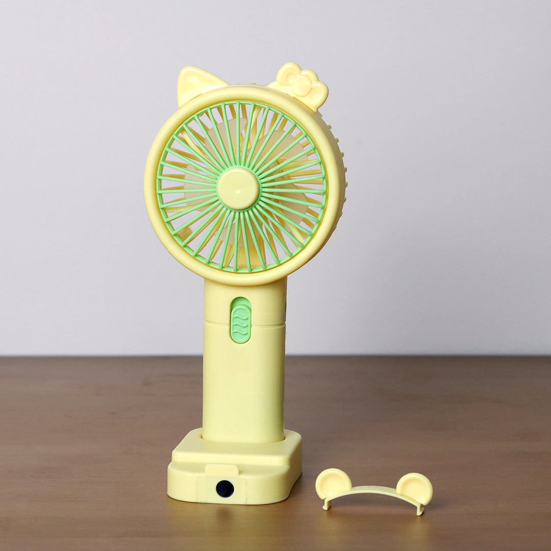 Unisex Bærbar Håndvifte med kreativt Kattøre-design Skanto