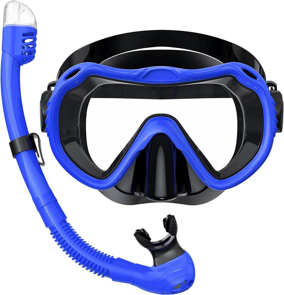 Tauchmaske med Fit-teknologi og ergonomisk snorkel Skanto