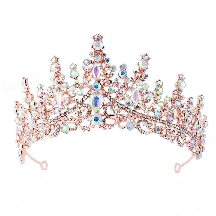 Dame Strass Tiara med glitrende edelstener Skanto