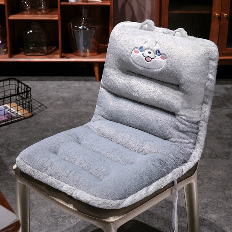Plush sittepute med dyremønster Skanto