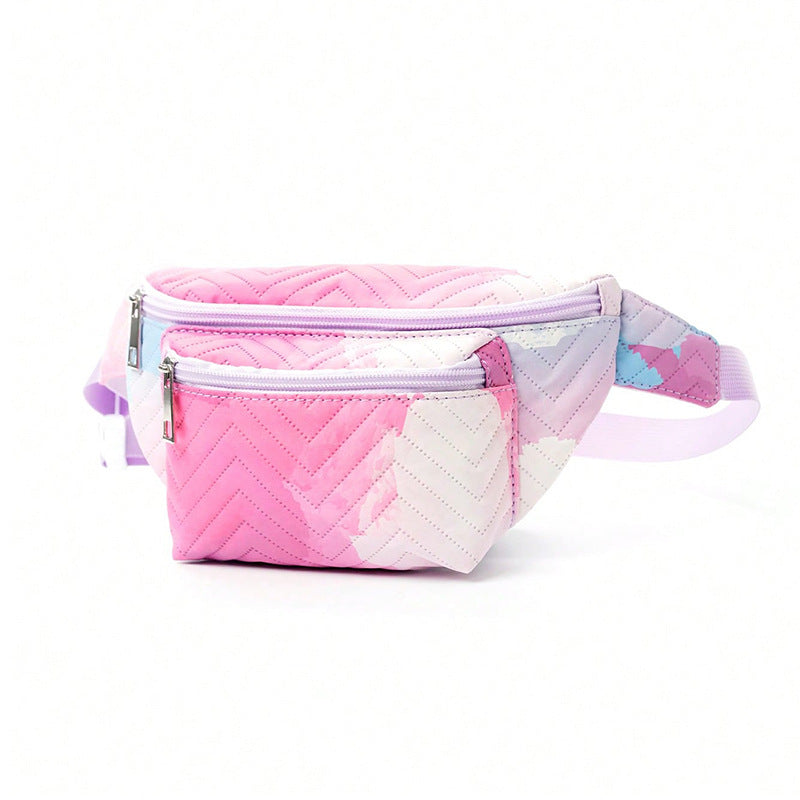 Belt bag med hjerteformet design og flere rom Skanto