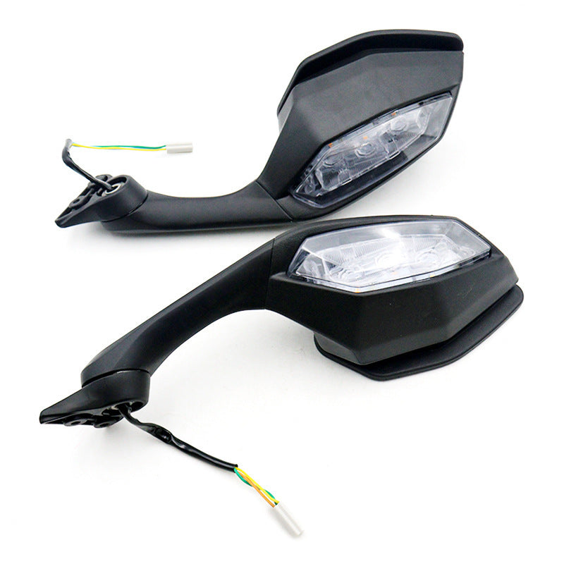 Justerbare LED motorsykkel sidespeil Skanto