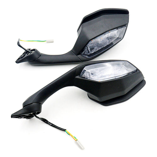 Justerbare LED motorsykkel sidespeil Skanto