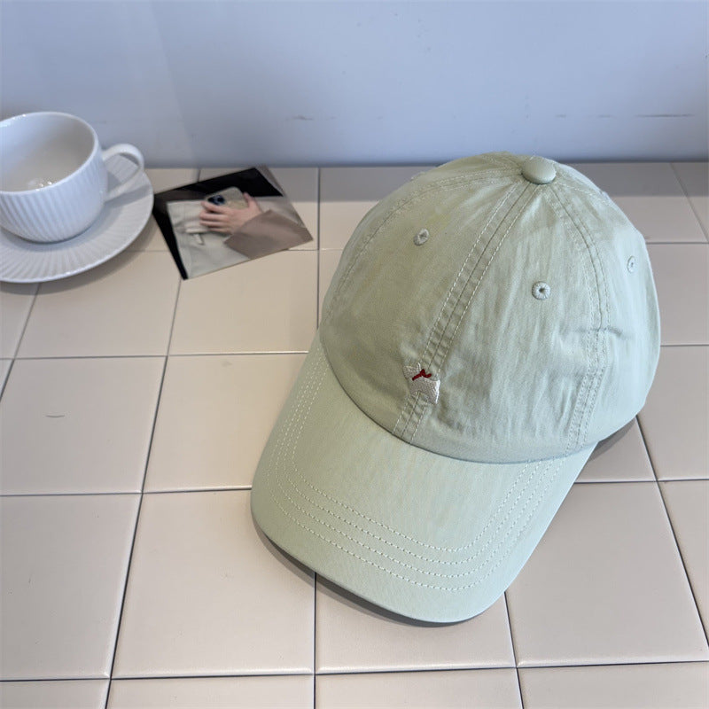 Kvinne Casual Vasket Bomull Baseball Cap Skanto
