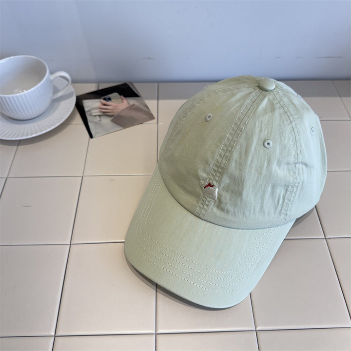 Kvinne Casual Vasket Bomull Baseball Cap Skanto
