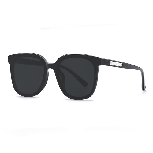 Dame Moda firkantet solbrille med robust ramme og UV-beskyttelse Skanto