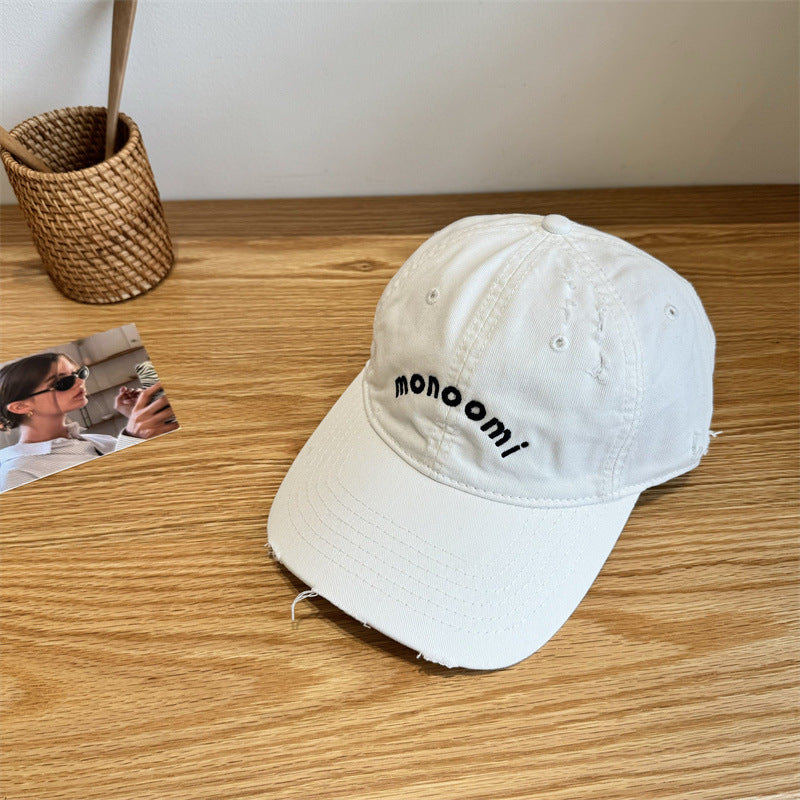 Kvinne Slitt Bomull Baseball Caps Skanto