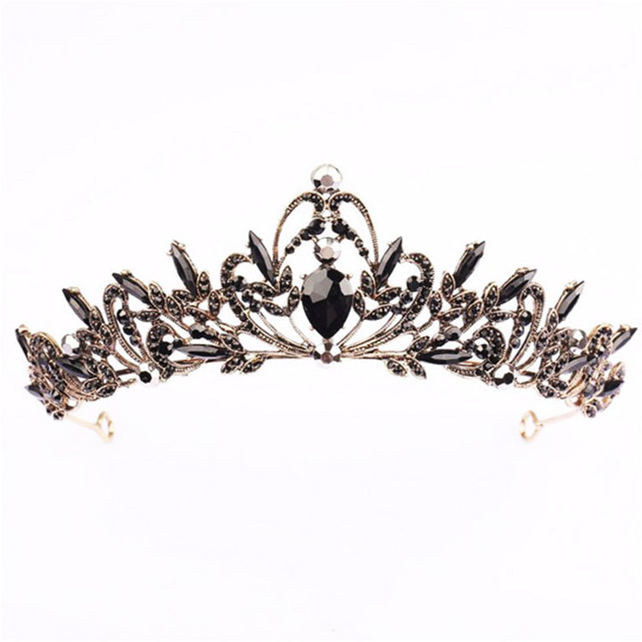 Dame Elegant Hårkrone med filigrane Krystallornamenter Skanto