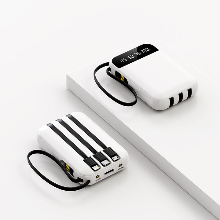 Høyytelses Powerbank med digitalt display Skanto