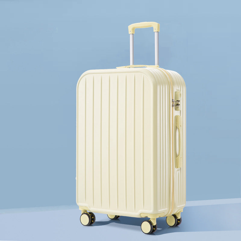 Unisex stilleggende rippled hard-shell koffert Skanto