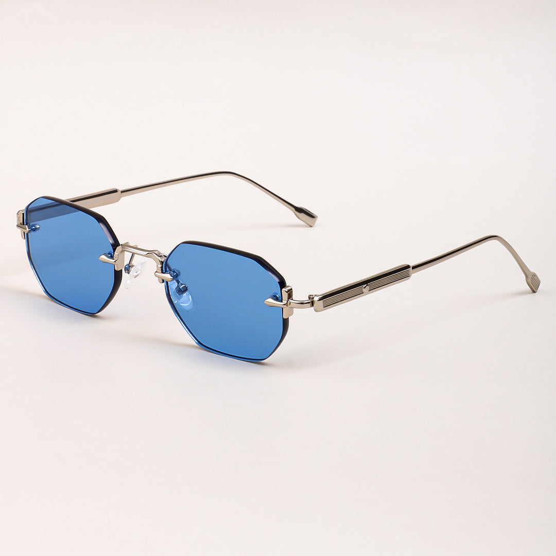 Dame solbrille med elegant åttkantet ramme og komfortable nesepads Skanto