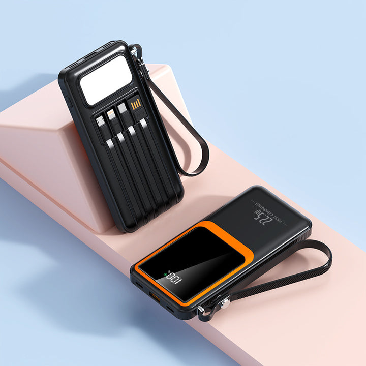 kompakt Powerbank med digitalt display Skanto