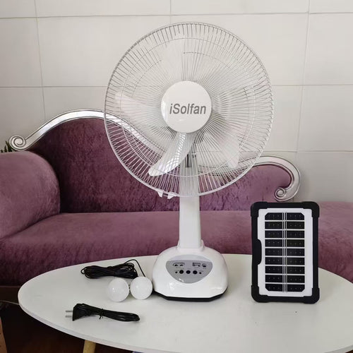 Kvinnes solenergidrevet pedestalvifte med integrert LED-belysning og fleksibelt kontrollsystem Skanto