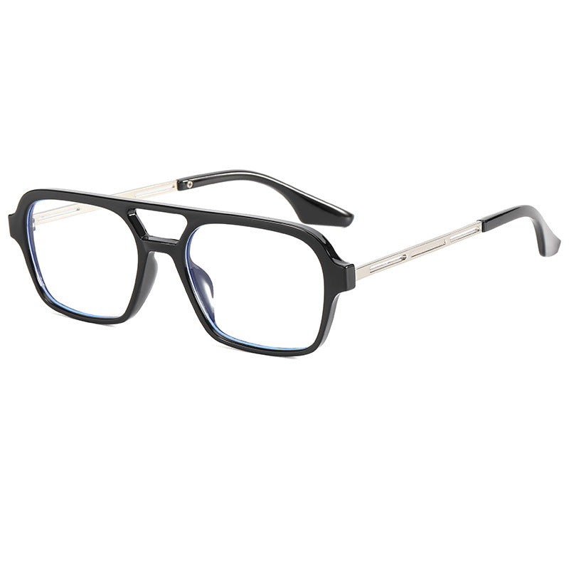 Dame designer solbriller med elegant transparent ramme og gule glass Skanto
