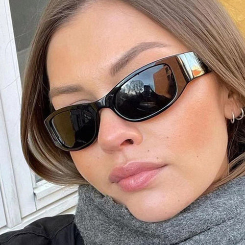 Dame sporty solbriller med bred ramme og UV-beskyttelse Skanto