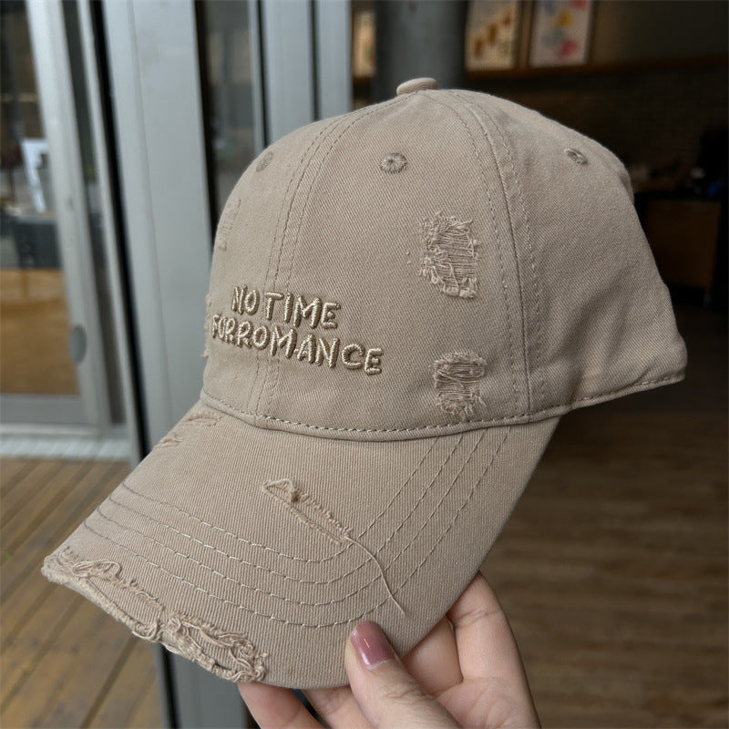 Kvinne Slitt Bomull Baseball Caps Skanto