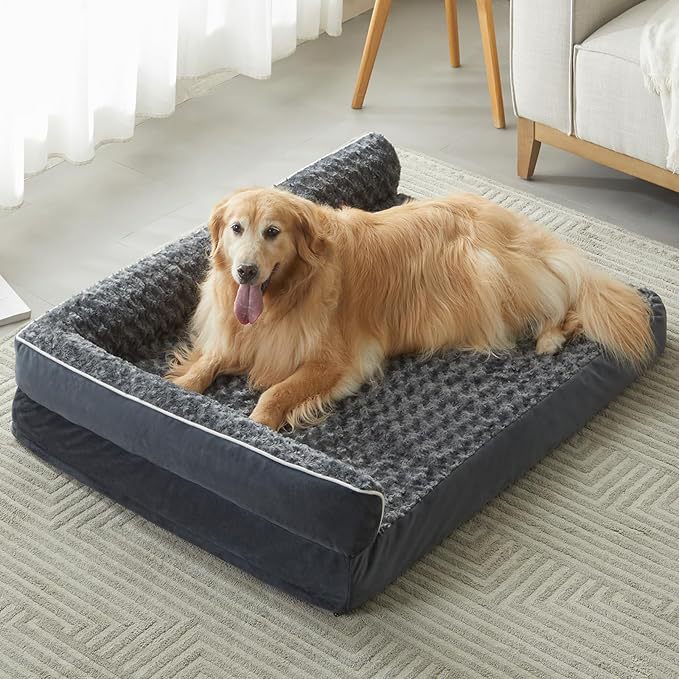 Ortopedisk støttende hundeseng