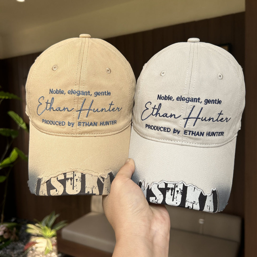 Herre Casual Vintage Brodert Caps Skanto